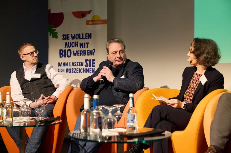 Diskussionsrunde auf der Bio-AHV-Tagung.