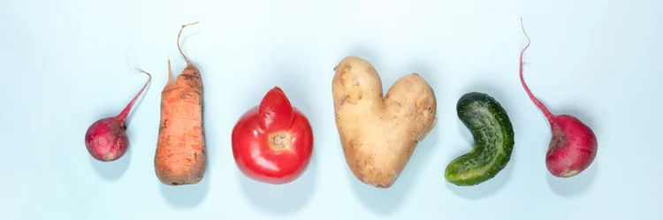 Krummes Gemüse.
