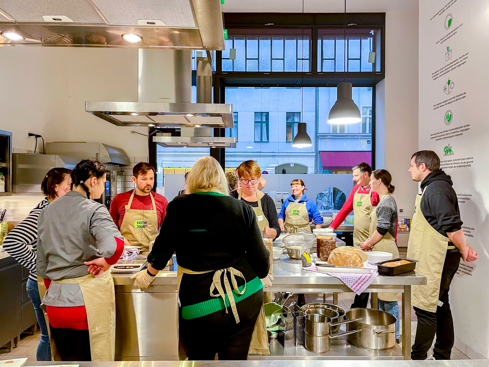 Kochworkshop der Kantine Zukunft