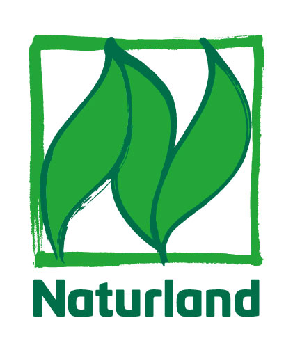 Grün-weißes Naturland-Logo
