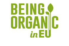 Logo Being Organic in EU