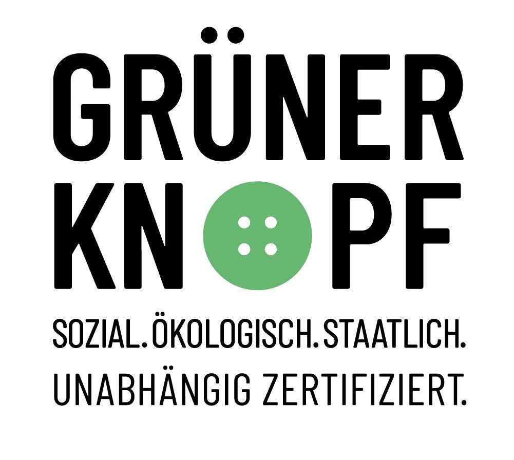 Logo Grüner Knopf. Klick führt zu Großansicht im neuen Fenster.