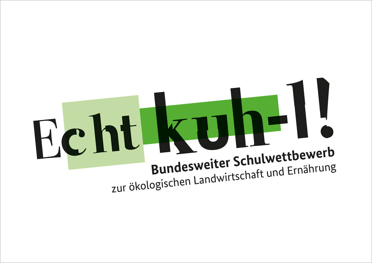 Logo des Schulwettbewerbs Echt Kuhl. Klick führt zu Großansicht in neuem Fenster.